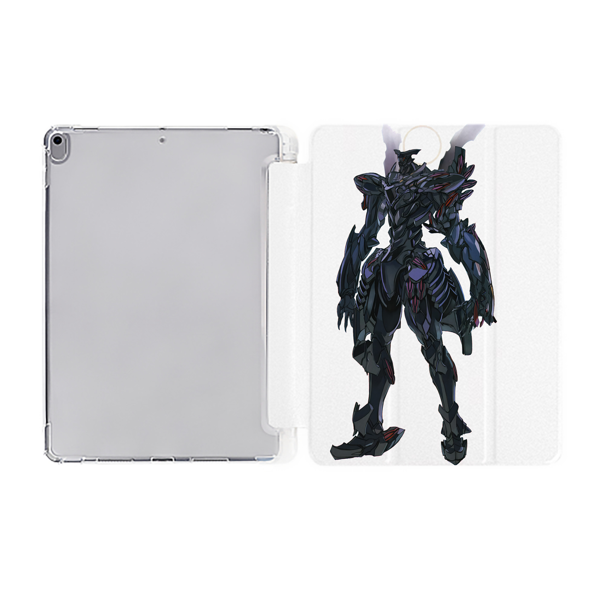 （画像用） EVA 新世紀エヴァンゲリオン IPad ケース ペン収納付き 三つ折りスタンド PUレザー×シリコン 対応機種9.5/10.5/10.9インチ